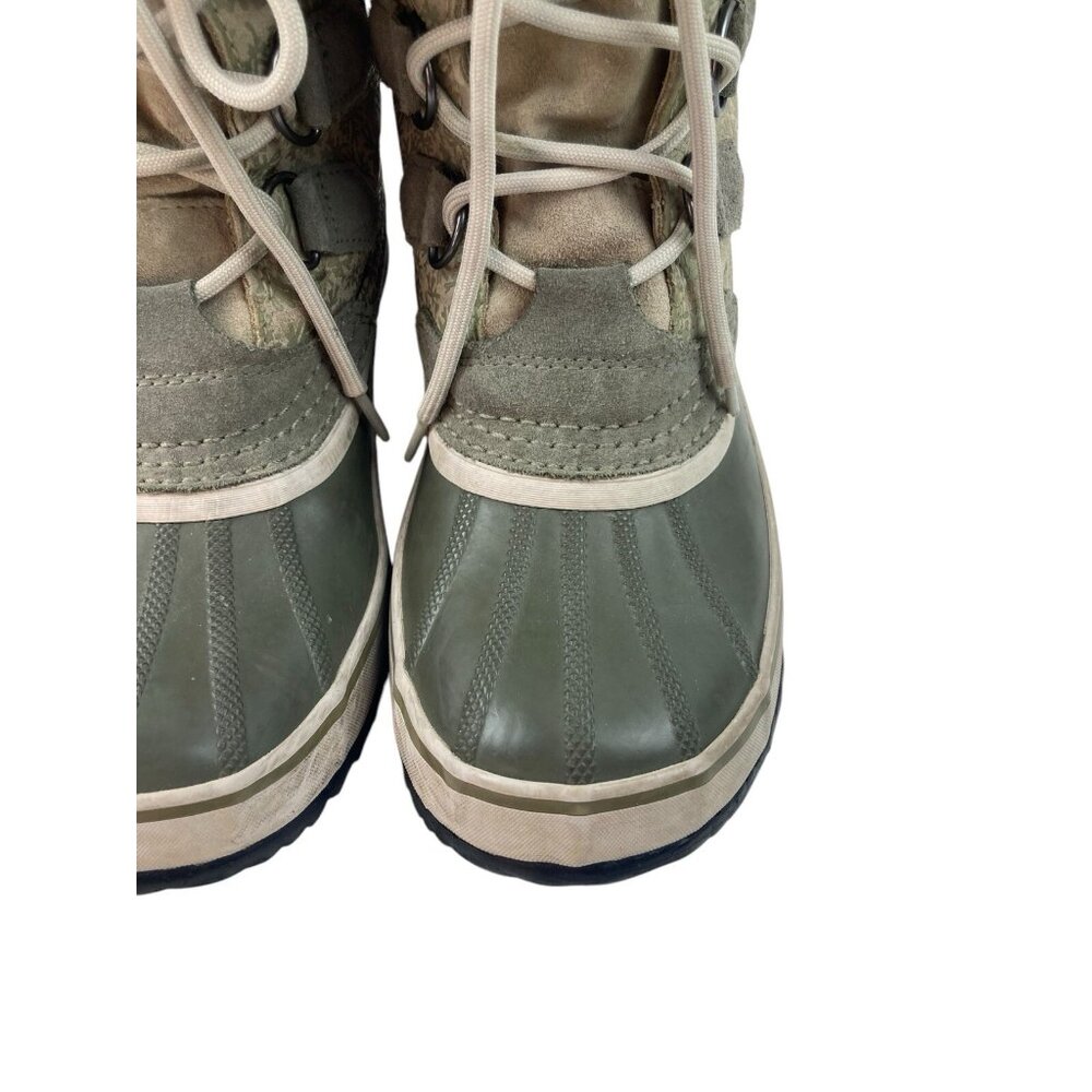 Sorel Olive and Cream Winter Boots - Picture 3 of 13